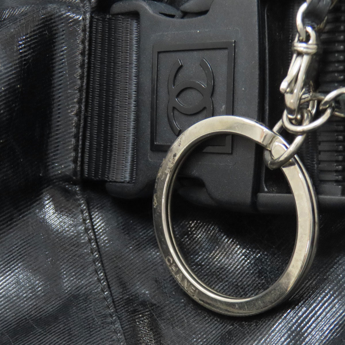 CHANEL Sports line Boston bag Coating canvas Ladies [Used]