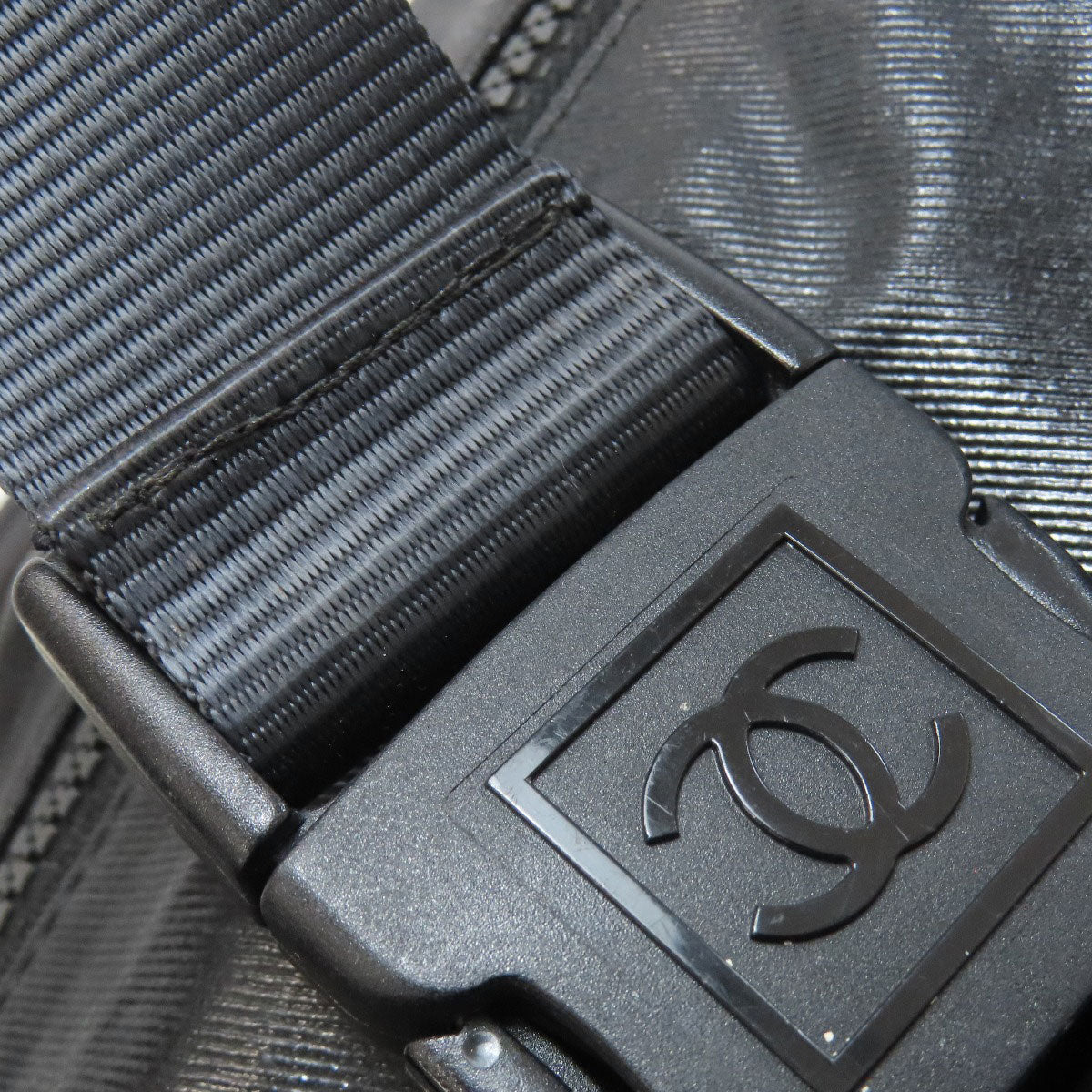 CHANEL Sports line Boston bag Coating canvas Ladies [Used]