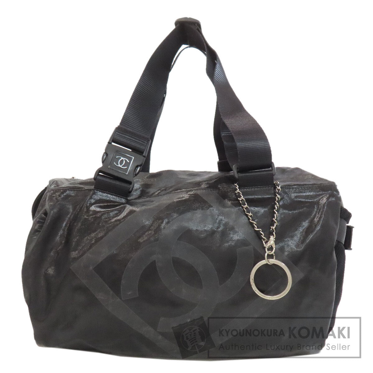 CHANEL Sports line Boston bag Coating canvas Ladies [Used]