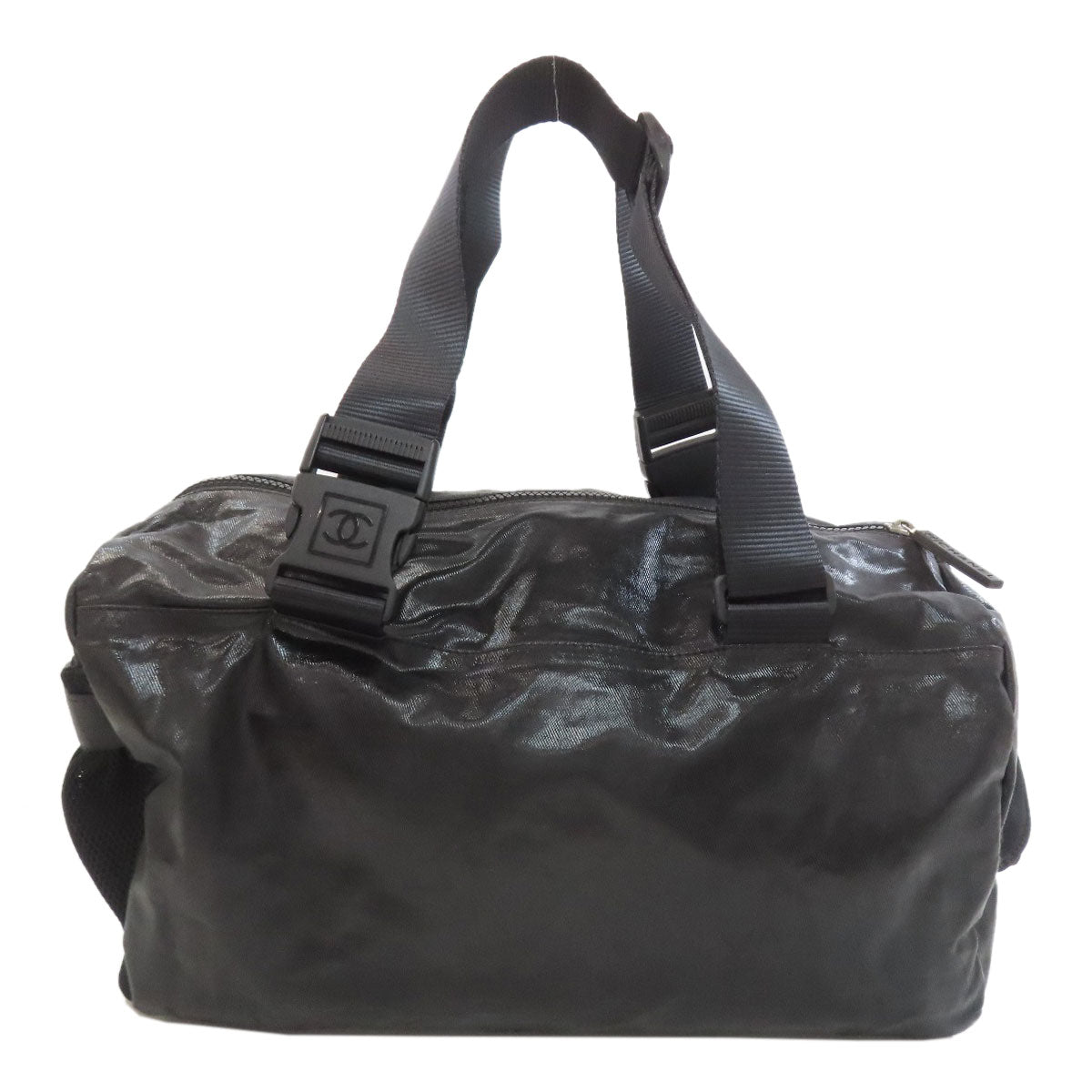 CHANEL Sports line Boston bag Coating canvas Ladies [Used]