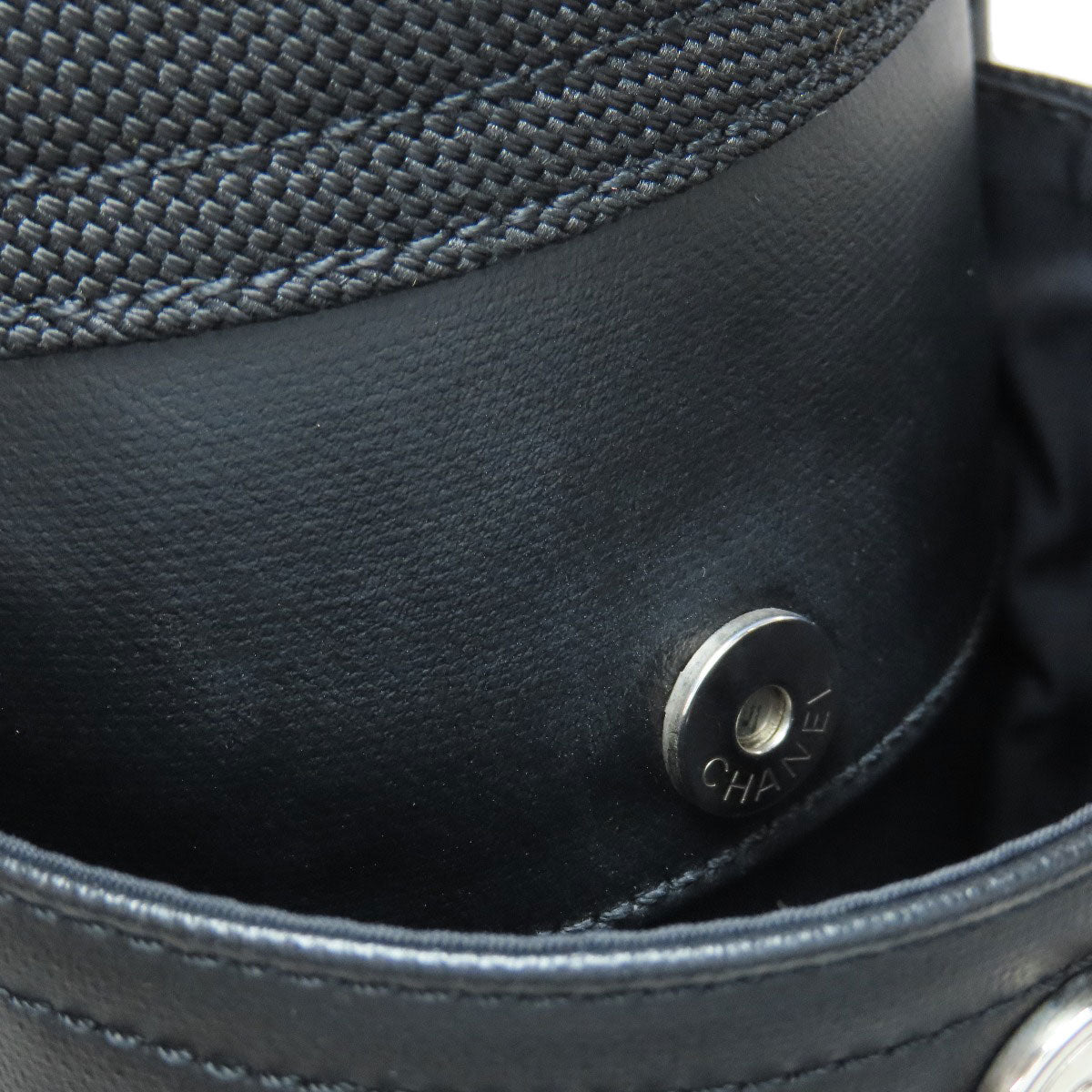 CHANEL Paris Biarritz SilverHardware Tote Bag Calf Ladies [Used]