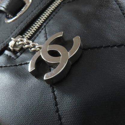 CHANEL Paris Biarritz SilverHardware Tote Bag Calf Ladies [Used]