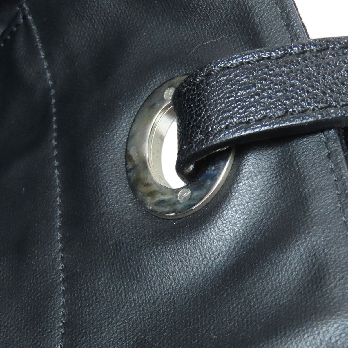 CHANEL Paris Biarritz SilverHardware Tote Bag Calf Ladies [Used]