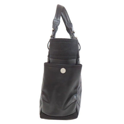 CHANEL Paris Biarritz SilverHardware Tote Bag Calf Ladies [Used]