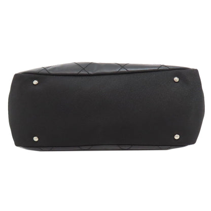 CHANEL Paris Biarritz SilverHardware Tote Bag Calf Ladies [Used]