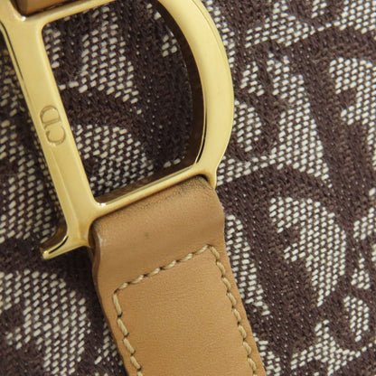 CHRISTIAN DIOR Trotter pattern Tote Bag Canvas Ladies [Used]