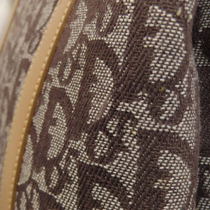 CHRISTIAN DIOR Trotter pattern Tote Bag Canvas Ladies [Used]