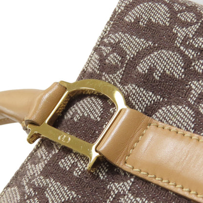 CHRISTIAN DIOR Trotter pattern Tote Bag Canvas Ladies [Used]