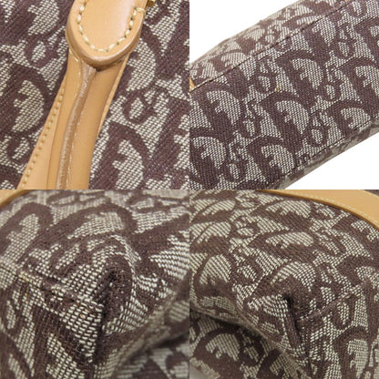 CHRISTIAN DIOR Trotter pattern Tote Bag Canvas Ladies [Used]