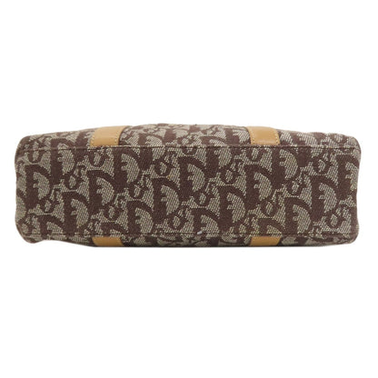 CHRISTIAN DIOR Trotter pattern Tote Bag Canvas Ladies [Used]