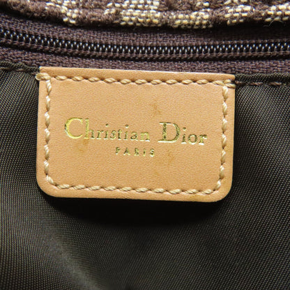 CHRISTIAN DIOR Trotter pattern Tote Bag Canvas Ladies [Used]