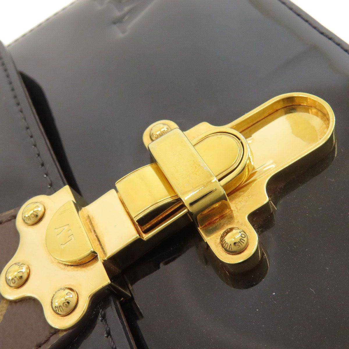 LOUIS VUITTON M51953 Cherry Wood Handbag Patent leather Ladies [Used]