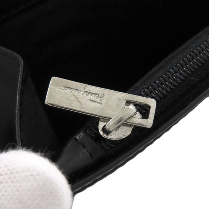 Salvatore Ferragamo GanciniHardware Long wallet (with coin pocket) Leather Ladies [Used]