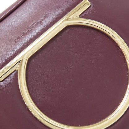 Salvatore Ferragamo GanciniHardware Shoulder Bag Leather Ladies [Used]