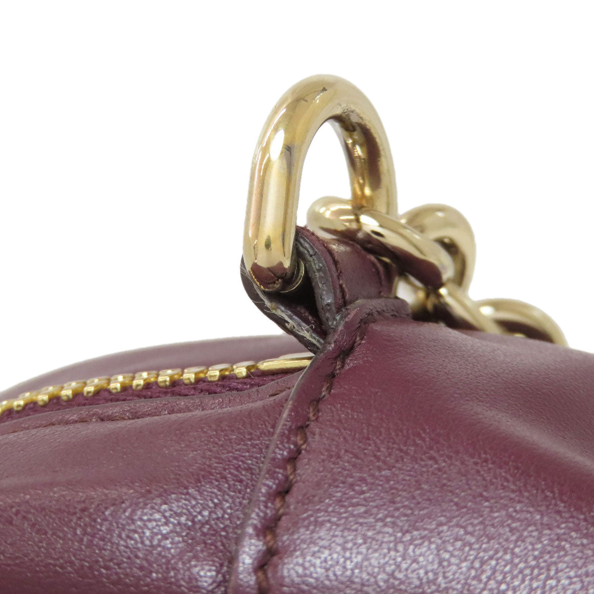 Salvatore Ferragamo GanciniHardware Shoulder Bag Leather Ladies [Used]