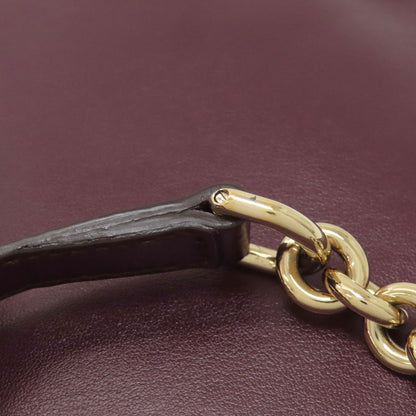 Salvatore Ferragamo GanciniHardware Shoulder Bag Leather Ladies [Used]