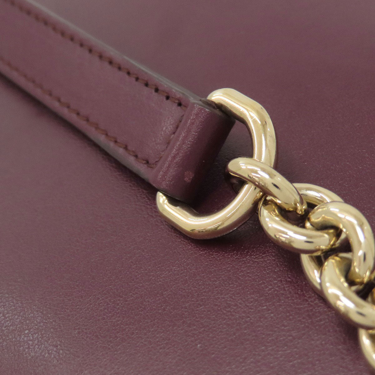 Salvatore Ferragamo GanciniHardware Shoulder Bag Leather Ladies [Used]