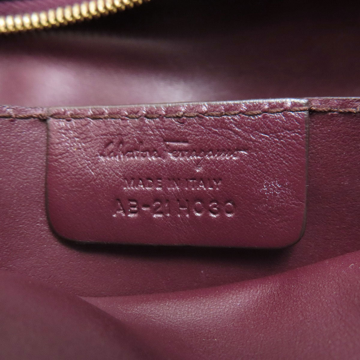 Salvatore Ferragamo GanciniHardware Shoulder Bag Leather Ladies [Used]