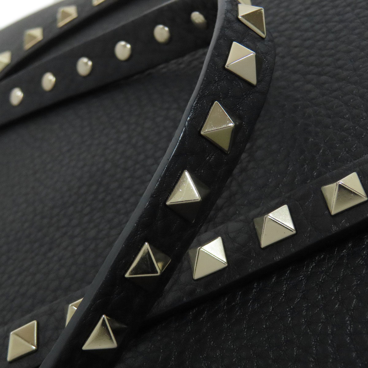 VALENTINO Studs Tote Bag Leather Ladies [Used]