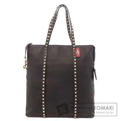 VALENTINO Studs Tote Bag Leather Ladies [Used]