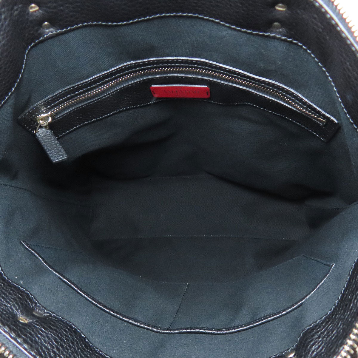 VALENTINO Studs Tote Bag Leather Ladies [Used]