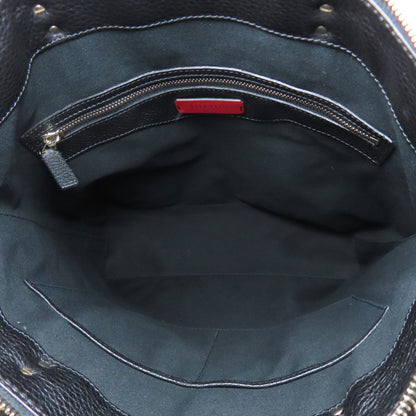 VALENTINO Studs Tote Bag Leather Ladies [Used]