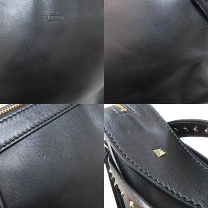 VALENTINO Studs Shoulder Bag Leather Ladies [Used]