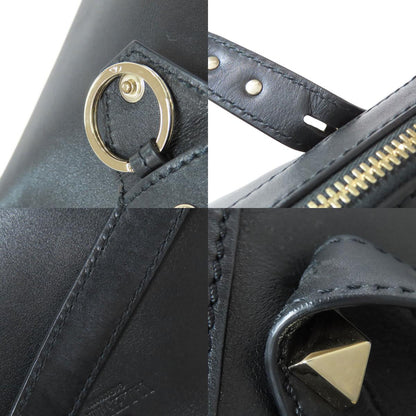 VALENTINO Studs Shoulder Bag Leather Ladies [Used]