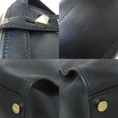 VALENTINO Studs Shoulder Bag Leather Ladies [Used]