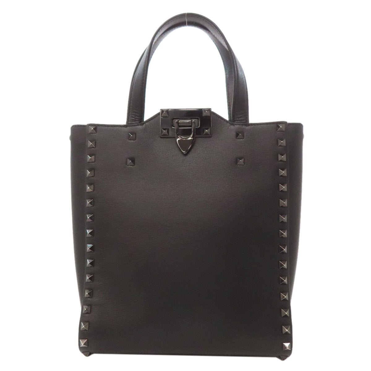 バレンティノ スタッズ ハンドバッグ レザー レディース 【中古】【VALENTINO】