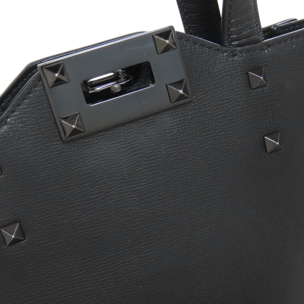 バレンティノ スタッズ ハンドバッグ レザー レディース 【中古】【VALENTINO】