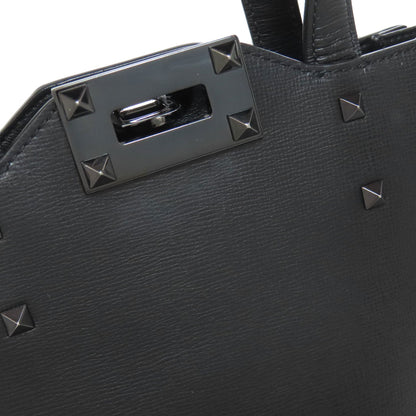 バレンティノ スタッズ ハンドバッグ レザー レディース 【中古】【VALENTINO】