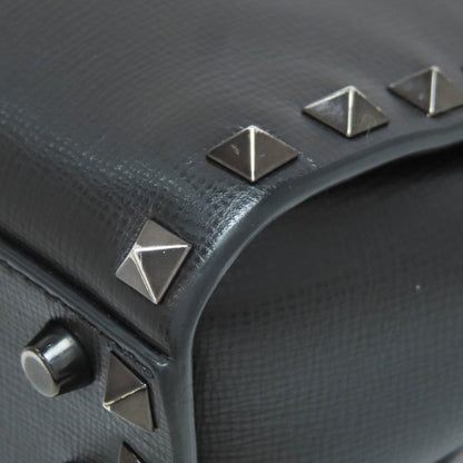 バレンティノ スタッズ ハンドバッグ レザー レディース 【中古】【VALENTINO】