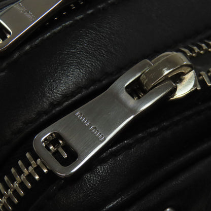 MIUMIU Studs Shoulder Bag Calf Ladies [Used]
