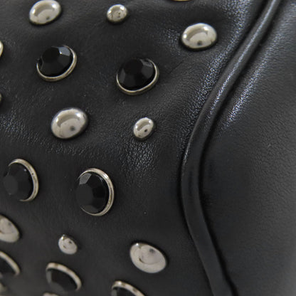 MIUMIU Studs Shoulder Bag Calf Ladies [Used]