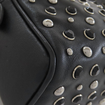MIUMIU Studs Shoulder Bag Calf Ladies [Used]