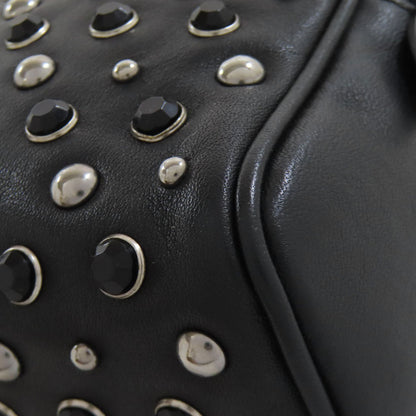 MIUMIU Studs Shoulder Bag Calf Ladies [Used]