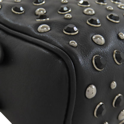 MIUMIU Studs Shoulder Bag Calf Ladies [Used]