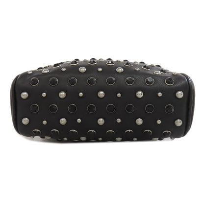 MIUMIU Studs Shoulder Bag Calf Ladies [Used]