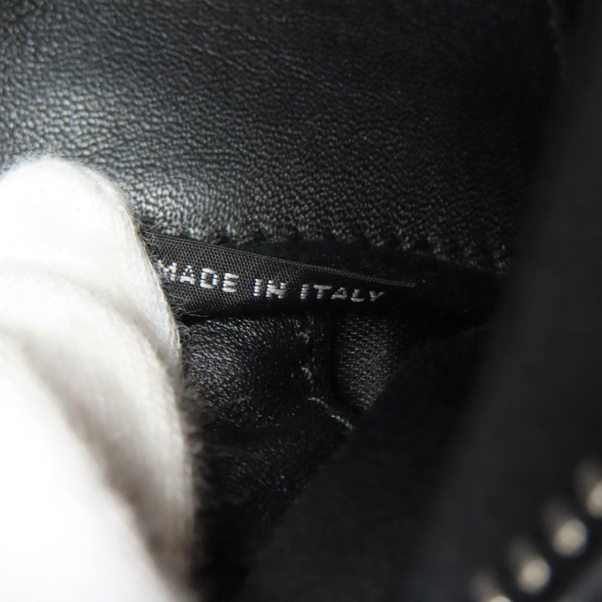 MIUMIU Studs Shoulder Bag Calf Ladies [Used]