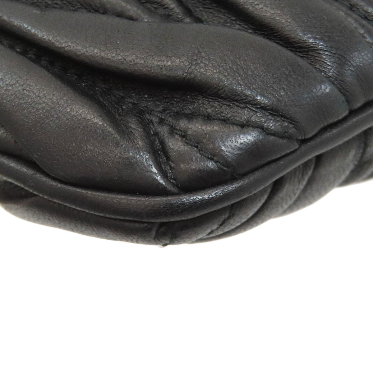 MIUMIU Materasse Shoulder Bag Leather Ladies [Used]