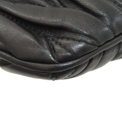 MIUMIU Materasse Shoulder Bag Leather Ladies [Used]