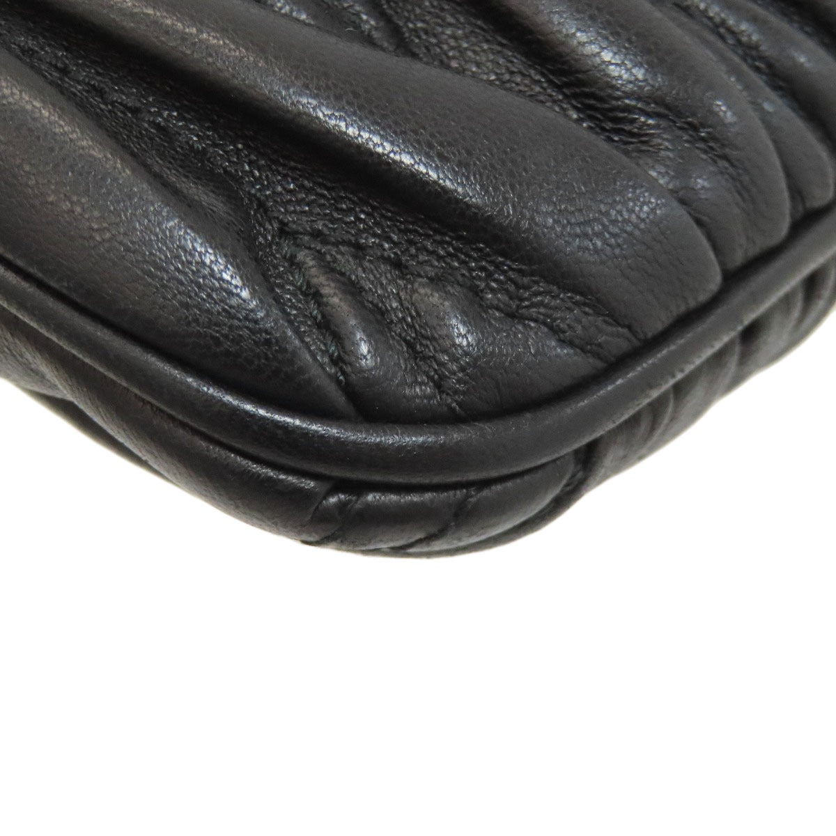 MIUMIU Materasse Shoulder Bag Leather Ladies [Used]