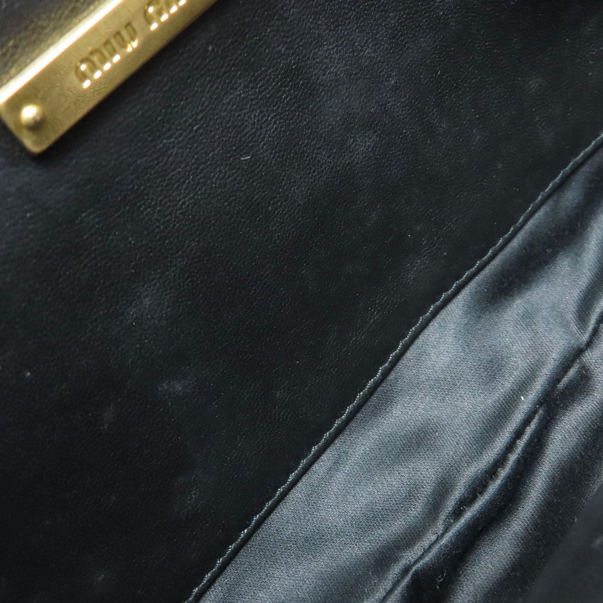 MIUMIU Materasse Shoulder Bag Leather Ladies [Used]