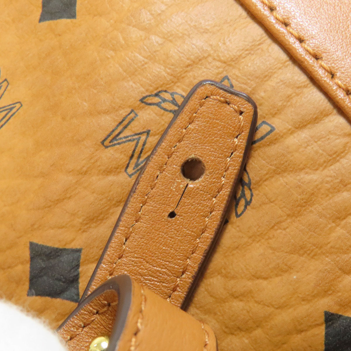 MCM logo Backpack Â· Daypack PVC Ladies [Used]