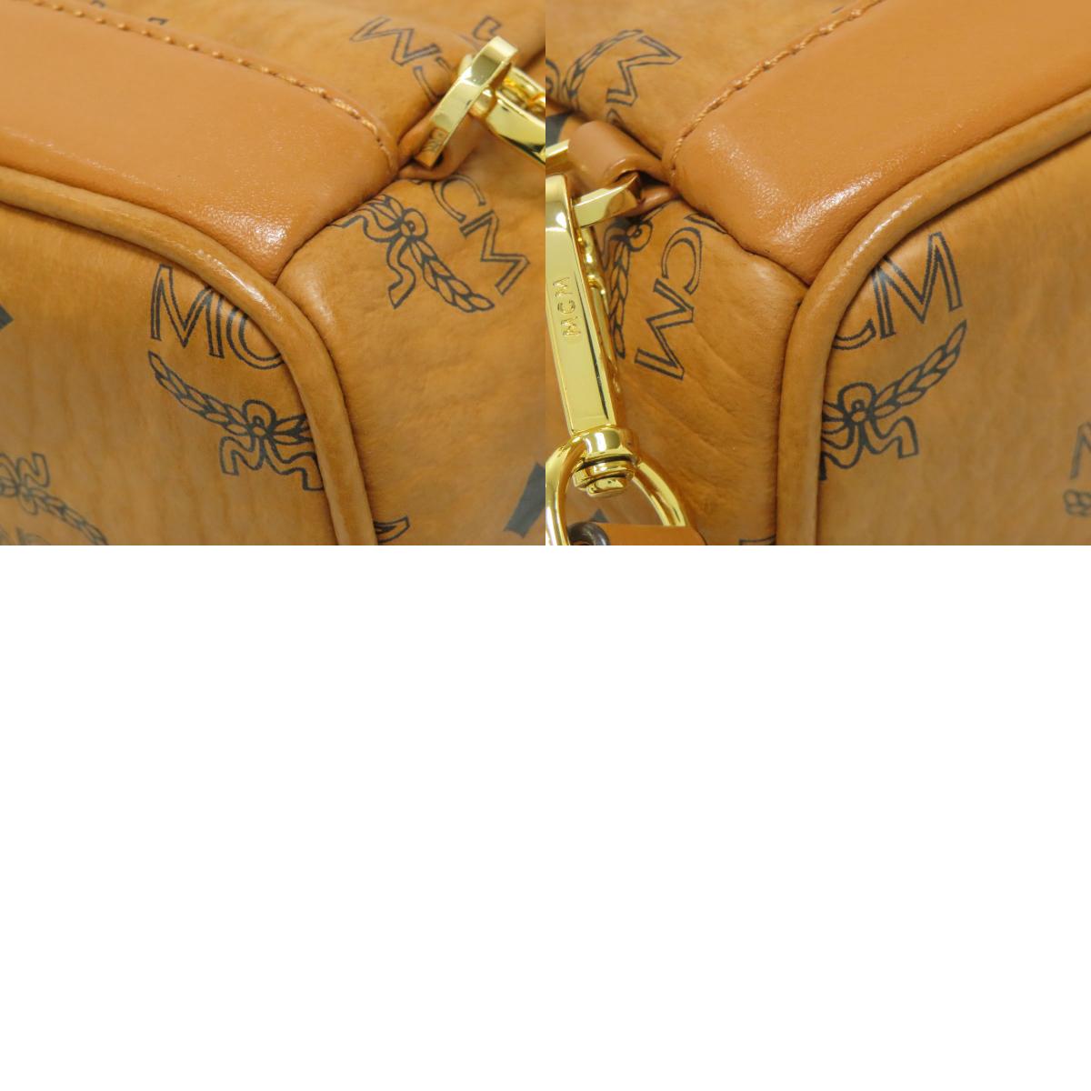 MCM logo Backpack Â· Daypack PVC Ladies [Used]