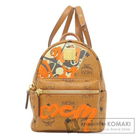 MCM logo Backpack Â· Daypack PVC Ladies [Used]