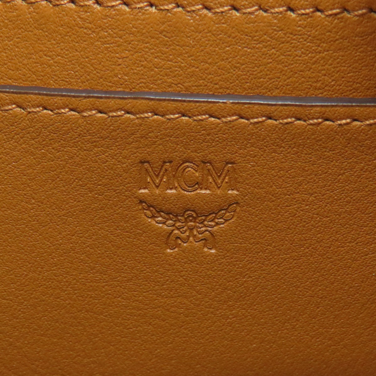 MCM logo Backpack Â· Daypack PVC Ladies [Used]