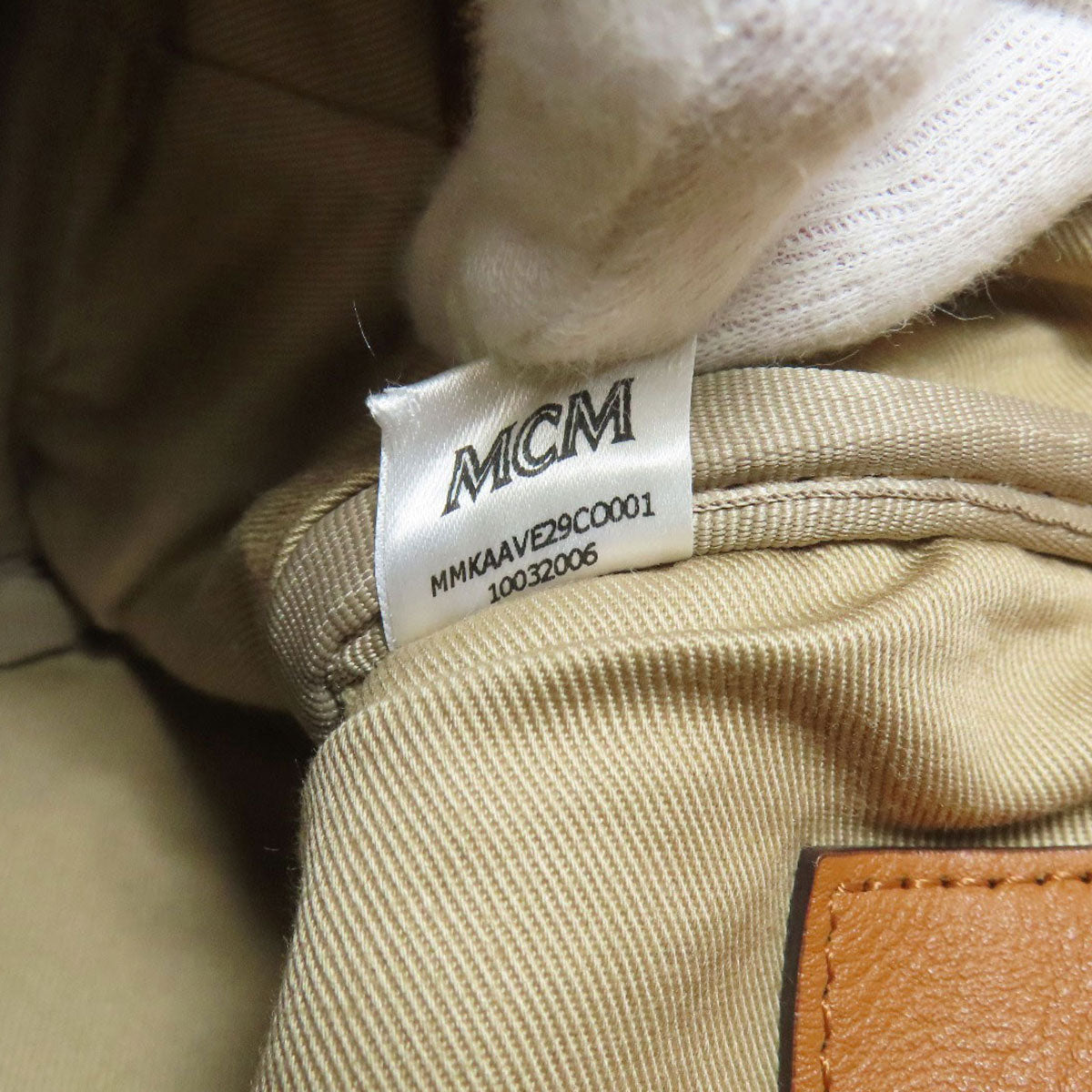 MCM logo Backpack Â· Daypack PVC Ladies [Used]