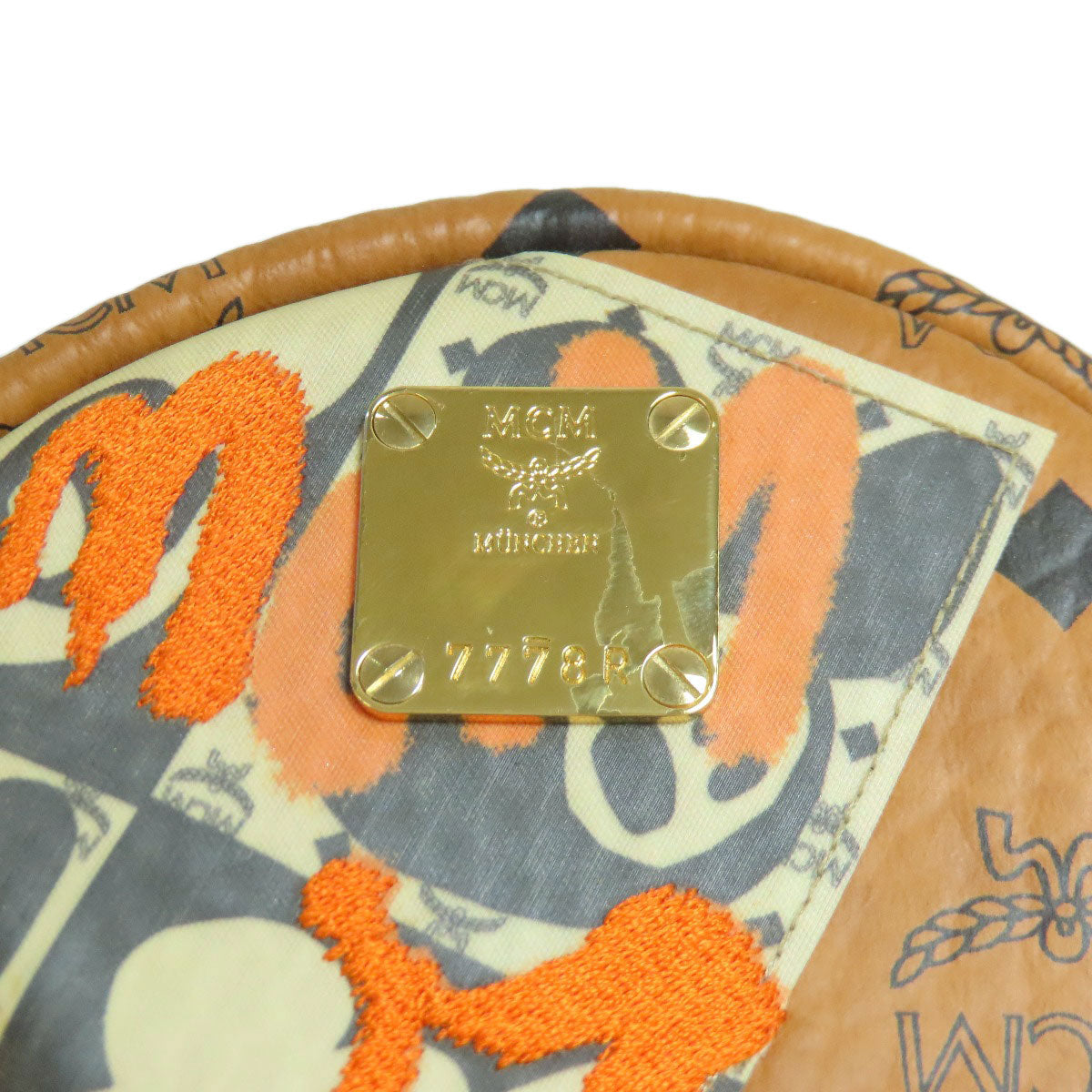 MCM logo Backpack Â· Daypack PVC Ladies [Used]